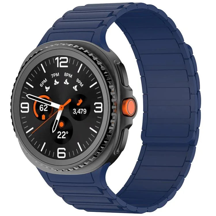 Tri-beads Magnetic Silicone Watch Band, For Samsung Galaxy Watch8 / Watch8 Classic