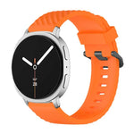 Black Buckle Spruce Silicone Watch Band, For Samsung Galaxy Watch8 / Watch8 Classic
