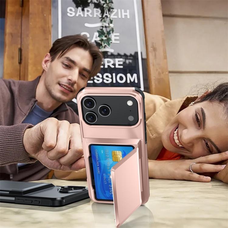Kalebol Flip Card Wallet Holder Shockproof Phone Case, For iPhone 17 Pro Max, For iPhone 17 Pro, For iPhone 17, For iPhone Air, For iPhone 16 Pro Max, For iPhone 16 Pro, For iPhone 16 Plus, For iPhone 16