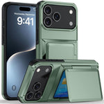 Kalebol Flip Card Wallet Holder Shockproof Phone Case, For iPhone 17 Pro Max, For iPhone 17 Pro, For iPhone 17, For iPhone Air, For iPhone 16 Pro Max, For iPhone 16 Pro, For iPhone 16 Plus, For iPhone 16