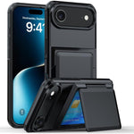 Kalebol Flip Card Wallet Holder Shockproof Phone Case, For iPhone 17 Pro Max, For iPhone 17 Pro, For iPhone 17, For iPhone Air, For iPhone 16 Pro Max, For iPhone 16 Pro, For iPhone 16 Plus, For iPhone 16