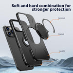 Kalebol Magnetic MagSafe Rotation Holder PC Phone Case, For iPhone 16 Pro Max, For iPhone 16 Pro, For iPhone 16 Plus, For iPhone 16, For iPhone 15 Pro Max, For iPhone 15 Pro