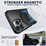 Kalebol Magnetic MagSafe Rotation Holder PC Phone Case, For iPhone 14 Pro, For iPhone 14 Pro Max, For iPhone 13 Pro Max, For iPhone 13 Pro, For iPhone 13