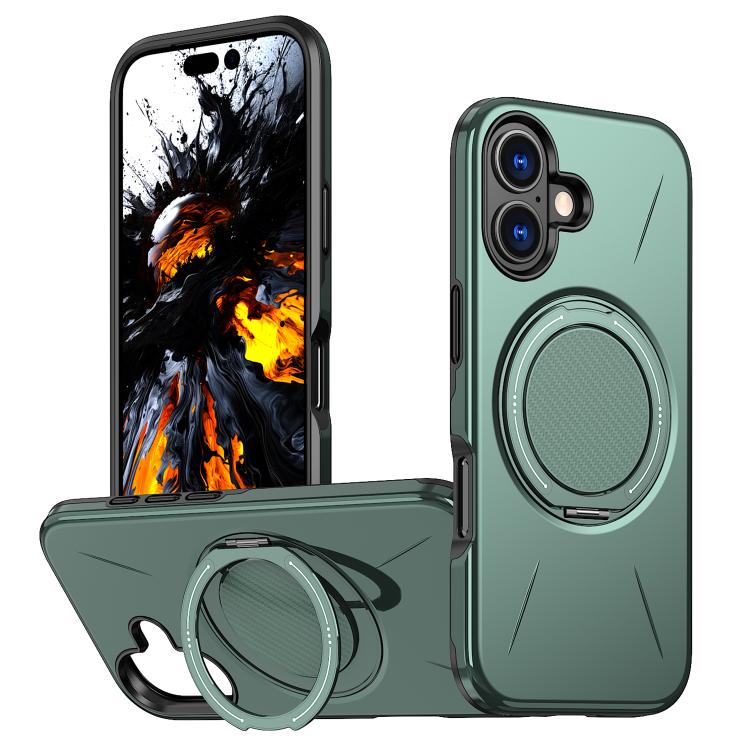 Kalebol Magnetic MagSafe Rotation Holder PC Phone Case, For iPhone 17 Pro Max, For iPhone 17 Pro, For iPhone 17, For iPhone Air, For iPhone 16 Pro Max, For iPhone 16 Pro