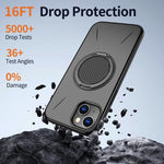 Kalebol Magnetic MagSafe Rotation Holder PC Phone Case, For iPhone 15, For iPhone 14, For iPhone 14 Pro, For iPhone 14 Pro Max, For iPhone 13 Pro Max, For iPhone 13 Pro