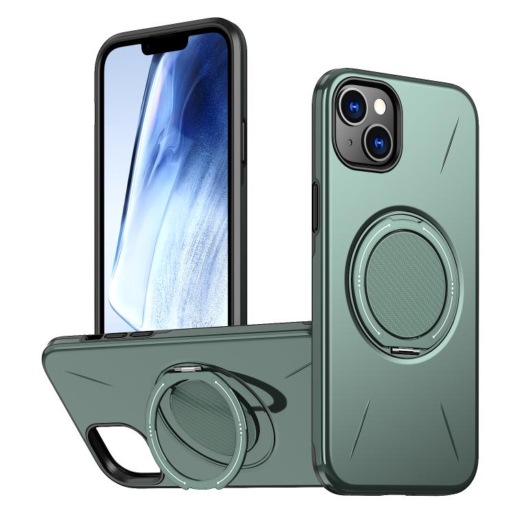 Kalebol Magnetic MagSafe Rotation Holder PC Phone Case, For iPhone 16 Plus, For iPhone 16, For iPhone 15 Pro Max, For iPhone 15 Pro, For iPhone 15, For iPhone 14