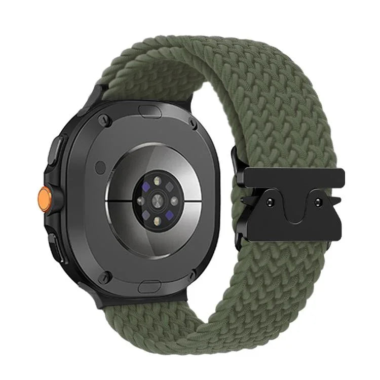 Parachute Buckle Braided Nylon Watch Band, For Samsung Galaxy Watch8 / Watch8 Classic