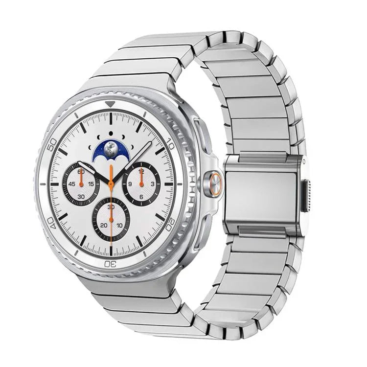 Bamboo Norman Buckle Stainless Steel Watch Band, For Samsung Galaxy Watch8 / Watch8 Classic