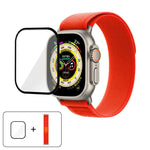 Wild Path Loop Nylon Watch Band with 3D Curved Film, For Apple Watch Series 10 46mm, For Apple Watch Series 10 42mm, For Apple Watch 6 / 5 / 4 / SE 44mm