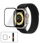 Wild Path Loop Nylon Watch Band with 3D Curved Film, For Apple Watch Series 10 46mm, For Apple Watch Series 10 42mm, For Apple Watch 6 / 5 / 4 / SE 44mm