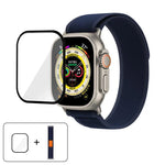 Wild Path Loop Nylon Watch Band with 3D Curved Film, For Apple Watch Series 10 46mm, For Apple Watch Series 10 42mm, For Apple Watch 6 / 5 / 4 / SE 44mm