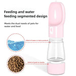 Pet Multi-Function Outdoor Travel Mug, Solid Color, Printed