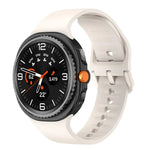 Flat Solid Color Silicone Watch Band, For Samsung Galaxy Watch8 / Watch8 Classic