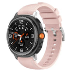 Silicone Hybrid Leather Skin Watch Band, For Samsung Galaxy Watch8 / Watch8 Classic