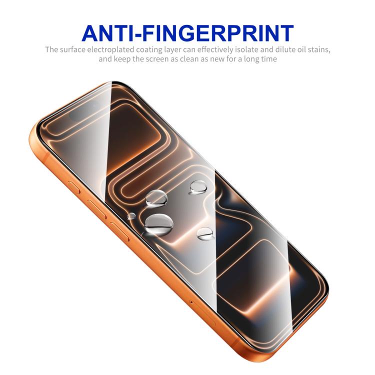 5pcs ENKAY Thickened Glue No White Edge High Aluminum-silicon Tempered Glass Film, For iPhone 17 Pro Max, For iPhone 17 Pro, For iPhone 17, For iPhone Air