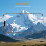 2pcs ENKAY Thickened Glue No White Edge 9H Big Arc Edge High Aluminum-silicon Tempered Glass Film, For iPhone 17 Pro Max, For iPhone 17 Pro, For iPhone 17, For iPhone Air