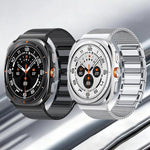 Magnetic Woven I-Shaped Stainless Steel Watch Band, For Samsung Galaxy Watch Ultra 47mm / Ultra 2025