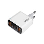 TE-PD43 Type-C x 3, USB-A x 2 Multi-port Charger for Mobile Phones / Tablets，EU Plug, EU Plug