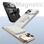 Change to 17 Big Lens Window Frosted MagSafe Phone Case, For iPhone 15 Pro Max, For iPhone 15 Pro, For iPhone 15 Plus, For iPhone 15, For iPhone 14 Plus, For iPhone 14, For iPhone 14 Pro, For iPhone 14 Pro Max