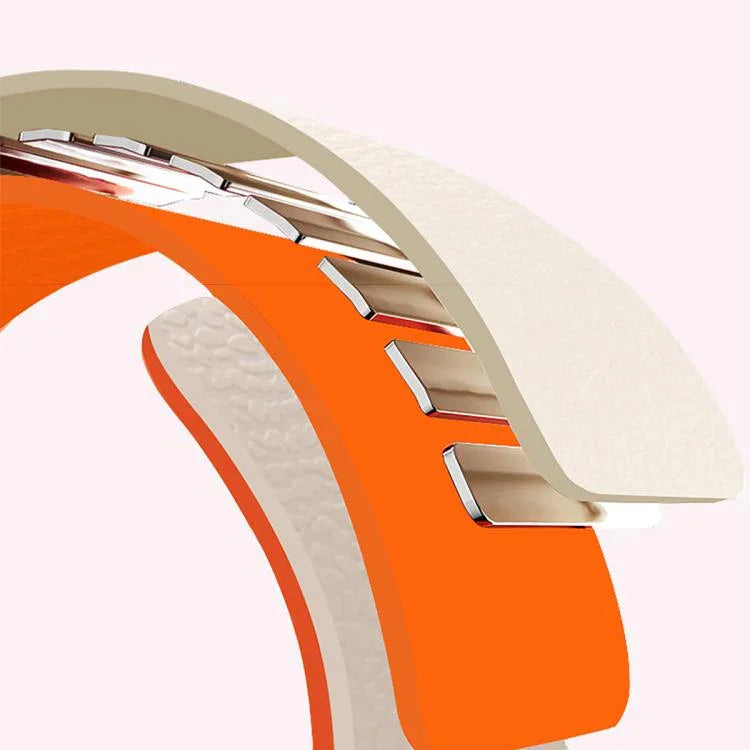 Lychee Texture Soft Magnetic Silicone Watch Band, For Samsung Galaxy Fit3