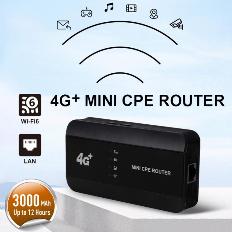 M10-LW With RJ45 Port WPS Function SIM Card Slot WIFI6 Portable 4G Router WiFi Hotspot American version, M10-LW