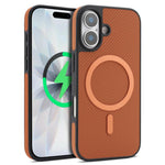Kalebol Carbon Fiber MagSafe Phone Case, For iPhone 17 Pro Max, For iPhone 17 Pro, For iPhone 17, For iPhone Air, For iPhone 16 Pro Max, For iPhone 16 Pro, For iPhone 16 Plus, For iPhone 16