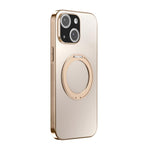 360 Degree Rotating Holder MagSafe Electroplated Phone Case with Lens Cover, For iPhone 14 Pro Max, For iPhone 13 Pro Max, For iPhone 13 Pro, For iPhone 13