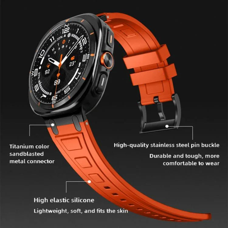 Triple-Layer Armour Silicone Watch Band, For Samsung Galaxy Watch Ultra / Ultra 2025