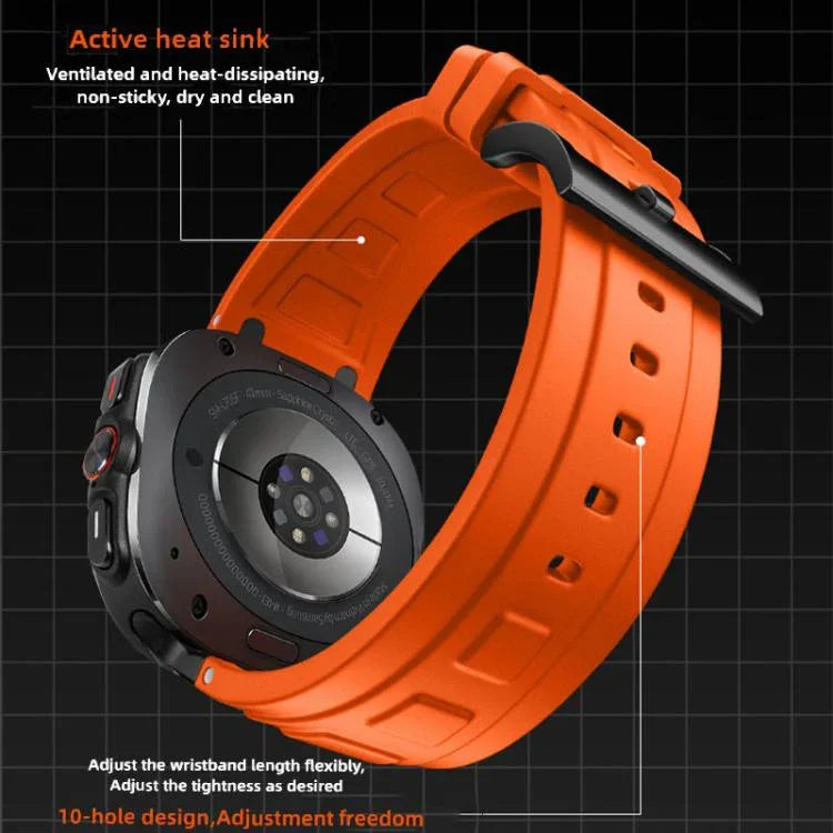 Triple-Layer Armour Silicone Watch Band, For Samsung Galaxy Watch Ultra / Ultra 2025