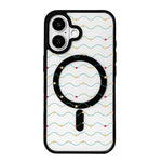 Christmas Series Strong Magnetic Painted Black Edge Phone Case, For iPhone 17 Pro Max, For iPhone 17 Pro, For iPhone 17