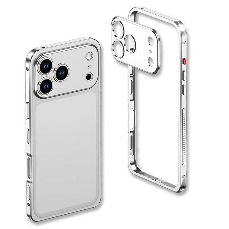 Ultra-Thin Alloy Metal Frame Shockproof Phone Case with  Lens Frame, For iPhone 17 Pro Max, For iPhone 17 Pro