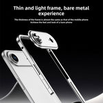 Ultra-Thin Alloy Metal Frame Shockproof Phone Case with  Lens Frame, For iPhone 17 Pro Max, For iPhone 17 Pro