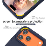 Penguin Baby EVA Shockproof Phone Case with Holder, For iPhone 17 Pro Max, For iPhone 17 Pro, For iPhone 17, For iPhone Air, For iPhone 16 Pro Max, For iPhone 16 Pro, For iPhone 16, For iPhone 15 Pro Max