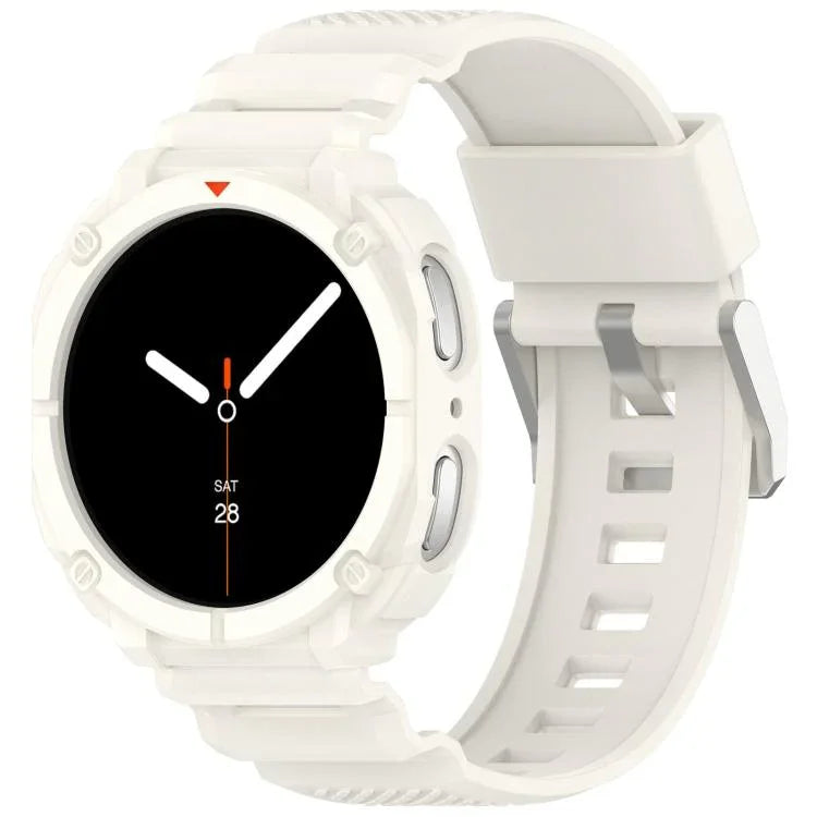 Solid Color Watch Shell Integrated TPU Watch Band, For Samsung Galaxy Watch8 44mm, For Samsung Galaxy Watch8 40mm