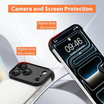 Ultra-thin Frameless TPU Four Corner Airbags Shockproof Phone Case with Lens Film, For iPhone 17 Pro Max, For iPhone 17 Pro, For iPhone 17, For iPhone Air