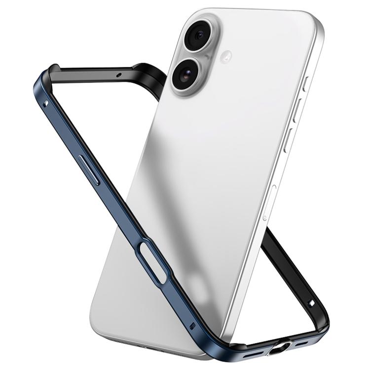 Metal Hybrid Silicone Four-Corner Shockproof Cooling Phone Frame Case, For iPhone 17 Pro Max, For iPhone 17 Pro, For iPhone 17, For iPhone Air
