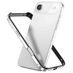 Metal Hybrid Silicone Four-Corner Shockproof Cooling Phone Frame Case, For iPhone 17 Pro Max, For iPhone 17 Pro, For iPhone 17, For iPhone Air
