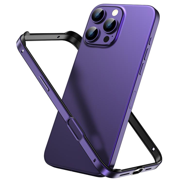 Metal Hybrid Silicone Four-Corner Shockproof Cooling Phone Frame Case, For iPhone 16 Pro Max, For iPhone 16 Pro, For iPhone 16 Plus, For iPhone 16