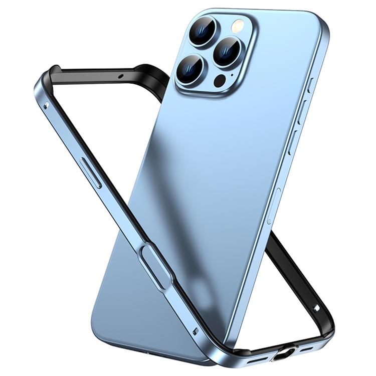 Metal Hybrid Silicone Four-Corner Shockproof Cooling Phone Frame Case, For iPhone 16 Pro Max, For iPhone 16 Pro, For iPhone 16 Plus, For iPhone 16