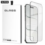 10pcs 0.18mm Ultra-Thin Ultrasonic HD Screen-Printed High-Aluminium Thick-Gel Tempered Glass Film, For iPhone 17e / 16e, For iPhone 17 Pro Max, For iPhone 17 Pro, For iPhone 17, For iPhone Air, For iPhone 16 Pro Max, For iPhone 16 Pro, For iPhone 16 Pl...