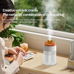 Simulated Volcano 7-Color Ambient Light Humidifier, Simulated Volcano