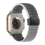 Magnetic Buckle Wave Pattern Nylon Watch Band, For Apple Watch 46mm / 49mm / 45mm / 44mm, For Apple Watch 42mm / 41mm / 40mm / 38mm