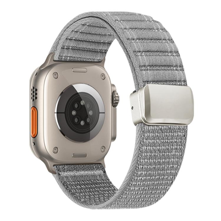 Magnetic Buckle Wave Pattern Nylon Watch Band, For Apple Watch 46mm / 49mm / 45mm / 44mm, For Apple Watch 42mm / 41mm / 40mm / 38mm