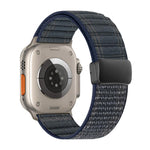 Magnetic Buckle Wave Pattern Nylon Watch Band, For Apple Watch 46mm / 49mm / 45mm / 44mm, For Apple Watch 42mm / 41mm / 40mm / 38mm