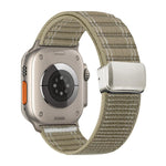Magnetic Buckle Wave Pattern Nylon Watch Band, For Apple Watch 46mm / 49mm / 45mm / 44mm, For Apple Watch 42mm / 41mm / 40mm / 38mm