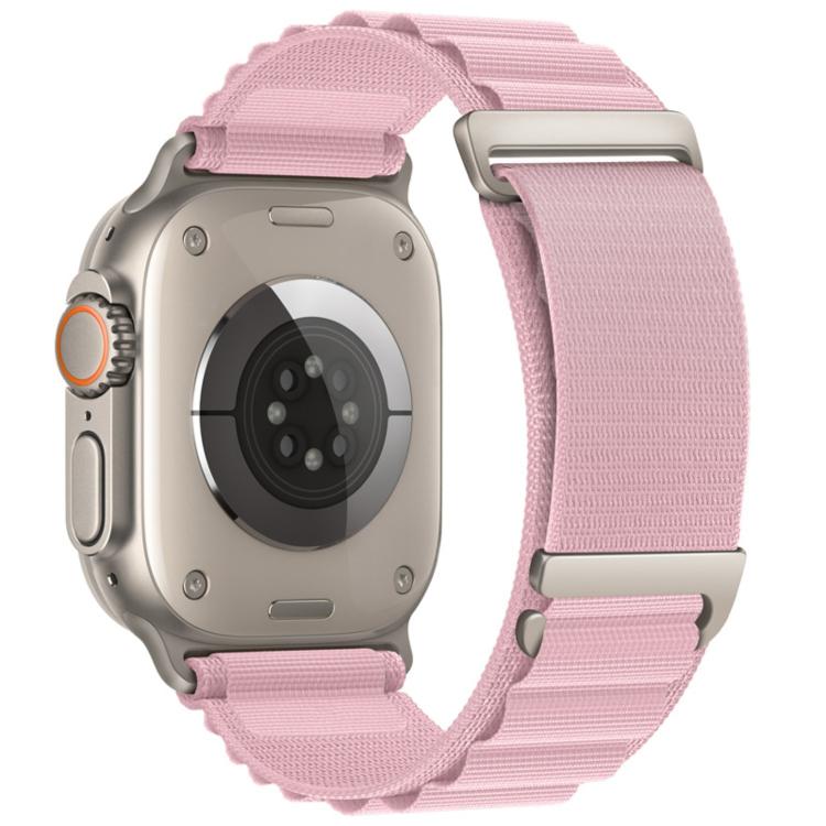 C Buckle Two-Section High Mountain Loop Nylon Watch Band, For Apple Watch 46mm / 49mm / 45mm / 44mm, For Apple Watch 42mm / 41mm / 40mm / 38mm