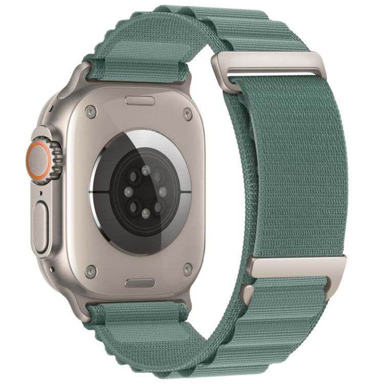 C Buckle Two-Section High Mountain Loop Nylon Watch Band, For Apple Watch 46mm / 49mm / 45mm / 44mm, For Apple Watch 42mm / 41mm / 40mm / 38mm