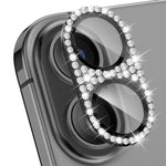 ENKAY Hat-Prince Blink Diamond Camera Lens Aluminium Alloy Tempered Glass Film, For iPhone 17 Pro Max, For iPhone 17 Pro, For iPhone 17