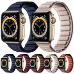 Square Magnetic Suede Watch Band, For Apple Watch 46mm / 49mm / 45mm / 44mm, For Apple Watch 42mm / 41mm / 40mm / 38mm