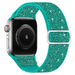 Glitter Elastic Nylon Watch Band, For Apple Watch 49mm / 46mm / 45mm / 44mm, For Apple Watch 42mm / 41mm / 40mm / 38mm